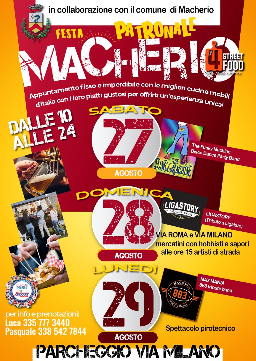 MACHERIO (MB): Festa patronale 2022