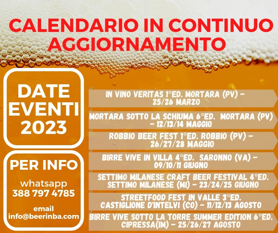 SETTIMO MILANESE (MI): Settimo Milanese Craft Beer Festival 2023