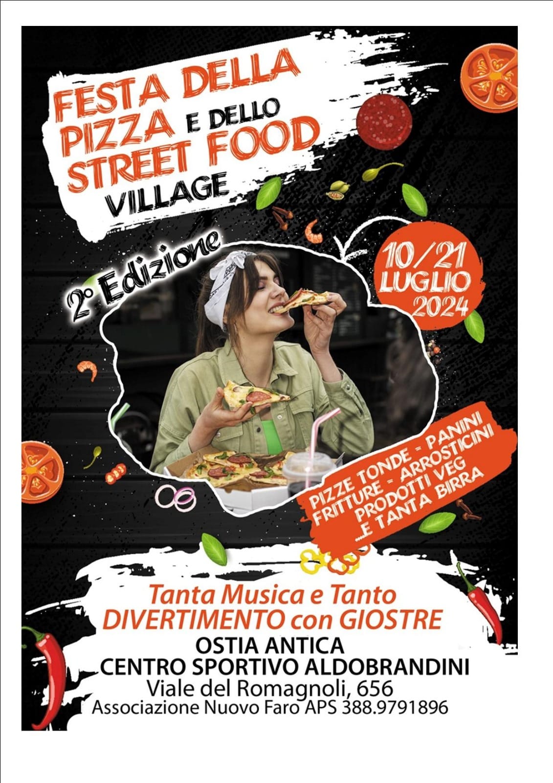 ROMA (RM): Festa della Pizza e dello Street Food Village 2024